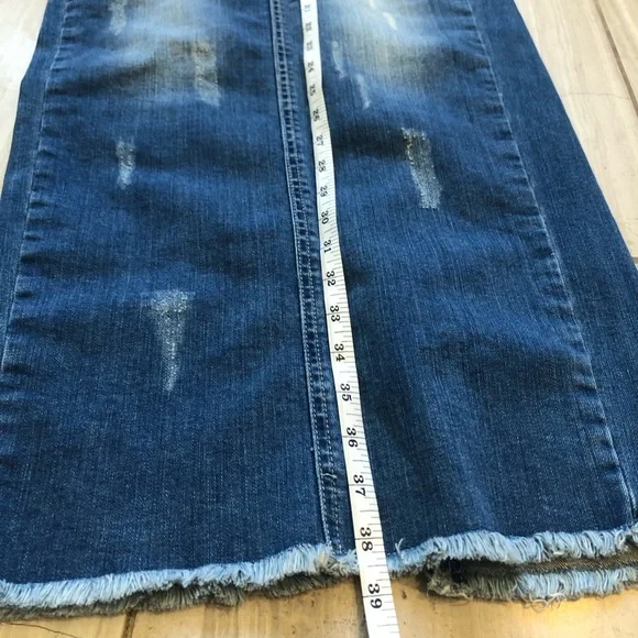 Long maxi denim skirt Supertrash - Picture 10 of 13